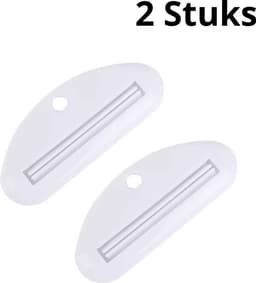 Tandpasta Knijpers Tube Clip Wit 2 stuks | Tube Knijper | Tandpasta | Uitknijper | Tubeknijper | Tandpastaknijper — thumbnail 1