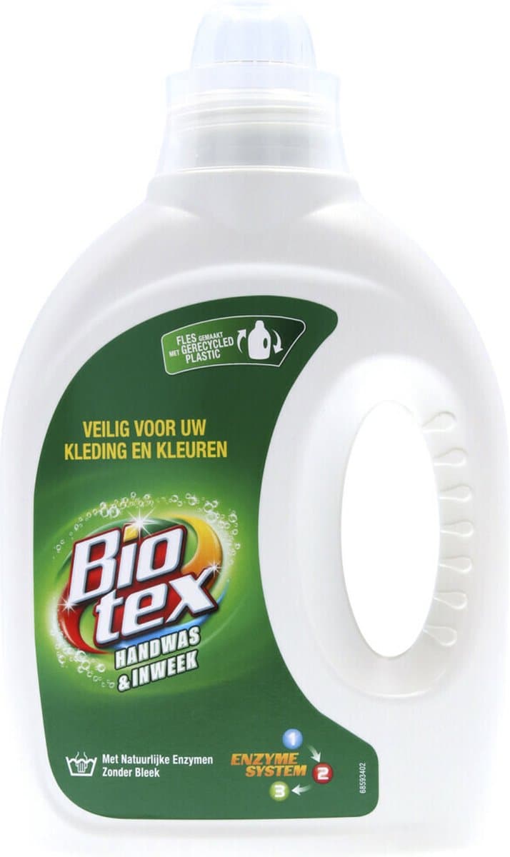 Biotex Vloeibaar Wasmiddel Handwas & Inweek - 5 x 750 ml - Voordeelverpakking — afbeelding 1