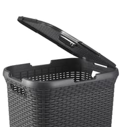 Curver Style Wasmand met Deksel 60L + Wasmand 45L - Antraciet — thumbnail 5
