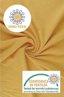 Bluvardi waszak -Stonewashed cotton- Soft ocher- XL — thumbnail 3