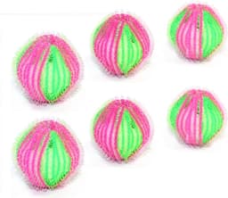 Wasballen 6 Stuks - Vuilvanger - Haren vanger - Wasmachinefilter berschermers - Wasbol - Wasballen - Wasbollen — thumbnail 1