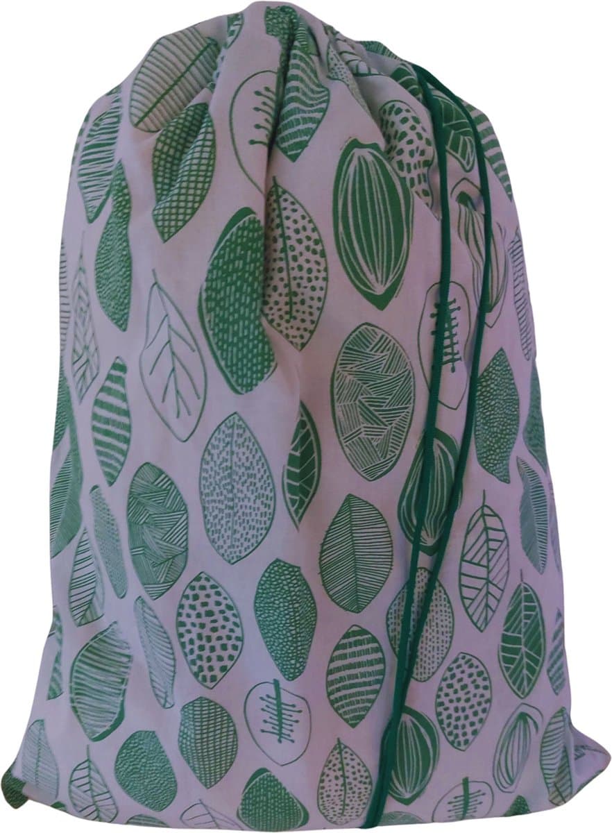 Bluvardi katoenen waszak -XL- met trekkoord - green nature — afbeelding 1