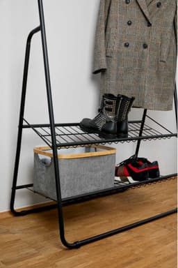 Wenko Kledingrek Shiva 92 X 159 X 48 Cm Aluminium Zwart — thumbnail 5