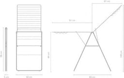 Brabantia HangOn Droogrek 25m - Inklapbaar Wasrek - White — thumbnail 2