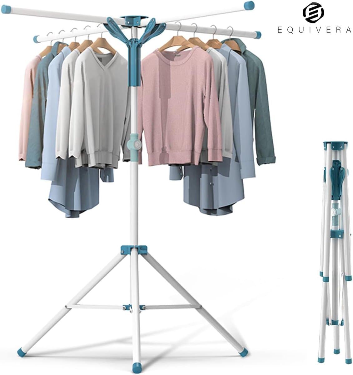 Equivera Wanddroogrek - Wasrek - Droogrek - Wanddroogrek Inklapbaar - Wand Droogrek — afbeelding 1