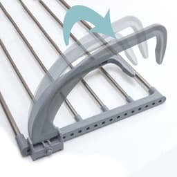 Wasdroger radiator - balkon wanddroger van roestvrij staal — thumbnail 3