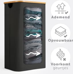 Equivera Wasmand 3 Vakken - Wassorteerder 3 Vakken - Wasmanden - Wassorteerder - Wasmand — thumbnail 2
