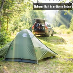 Anti-ROST tentharingen 4 mm - lengte 200 mm - rond profiel - gegalvaniseerd staal - tenten - camping (50) — thumbnail 2