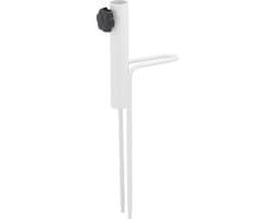 Metalen grondplug voor stokken van 17-23 mm - Wit - Voor tuin en strand JButtonanker
