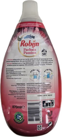 Robijn Wasverzachter Intense Fuchsia Passion - 870ml — thumbnail 2