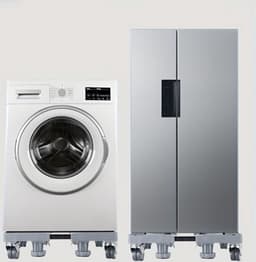 Bovista Wasmachine Verhoger - Ombouw - Koelkast Verhoger - Met Wielen - Wasdroger - Sokkel — thumbnail 4