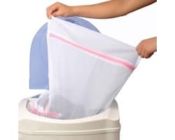 Grote Waszak Met Rits - Waszak - Lingeriezak - Lingerie Wassen - Voorzichtig Wassen - Met ritssluiting - Zak voor in wasmachine - Maat S - 30X40CM