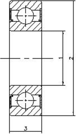 SKF Kogellager - 6203 2Z - 17x40x12mm — thumbnail 3