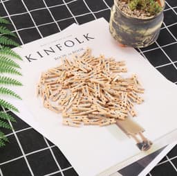 BukkitBow - 100 Stuks 25Mm Mini Natuurlijke Houten Clips Voor Foto Clips Wasknijper Craft Decoratie Clips Pinnen — thumbnail 3