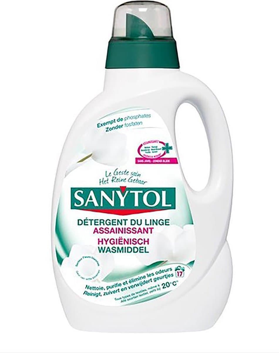 SANYTOL Hygiënisch wasmiddel - desinfecterende was - 1,65L/17 wasbeurten - Antibacterieel — afbeelding 1