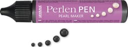 Javana Zwarte Parel Effect Pen 29ml - Voor op textiel en andere ondergronden — thumbnail 1