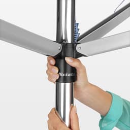 Brabantia Topspinner Droogmolen - 50 m - met Metalen Grondanker en Beschermhoes - Metallic Grey — thumbnail 4