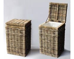 Evy  - Opbergmand - Naturel - Rotan
