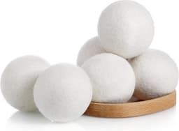 Washing Essentials Droger Was Bollen | 6 stuks | Droger ballen | 100% premium wol uit Nieuw-Zeeland — thumbnail 1