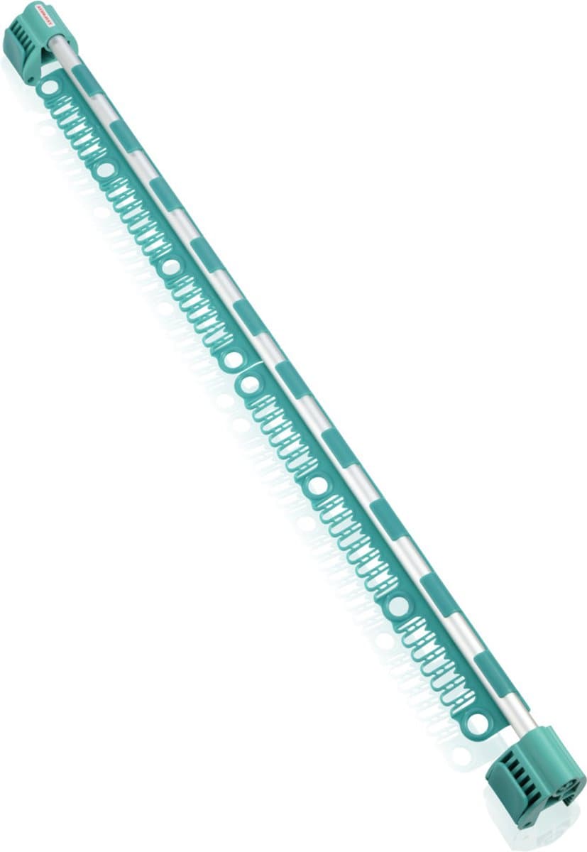 Leifheit droogmolen accessoire Linomatic EasyClip - ruimte voor 38 kleine kledingstukken - turquoise — afbeelding 1