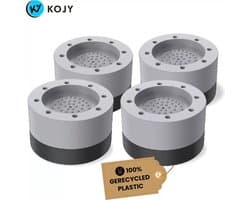 KOJY Wasmachine dempers - Verhoger - Stapelbaar - Grijs - voor wasmachine en wasdroger — afbeelding 1