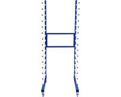 Combi Spray Droogrek Blauwe Trolley Eco Verfwerkplaats Houtbewerking Droge Opslag 4 360 Graden Wielen Mobiel 15 Lagen 25kg Per Laag 375kg Totale Capaciteit Verstelbare Breedte 182 H x 35/65 B x 59 D — afbeelding 1