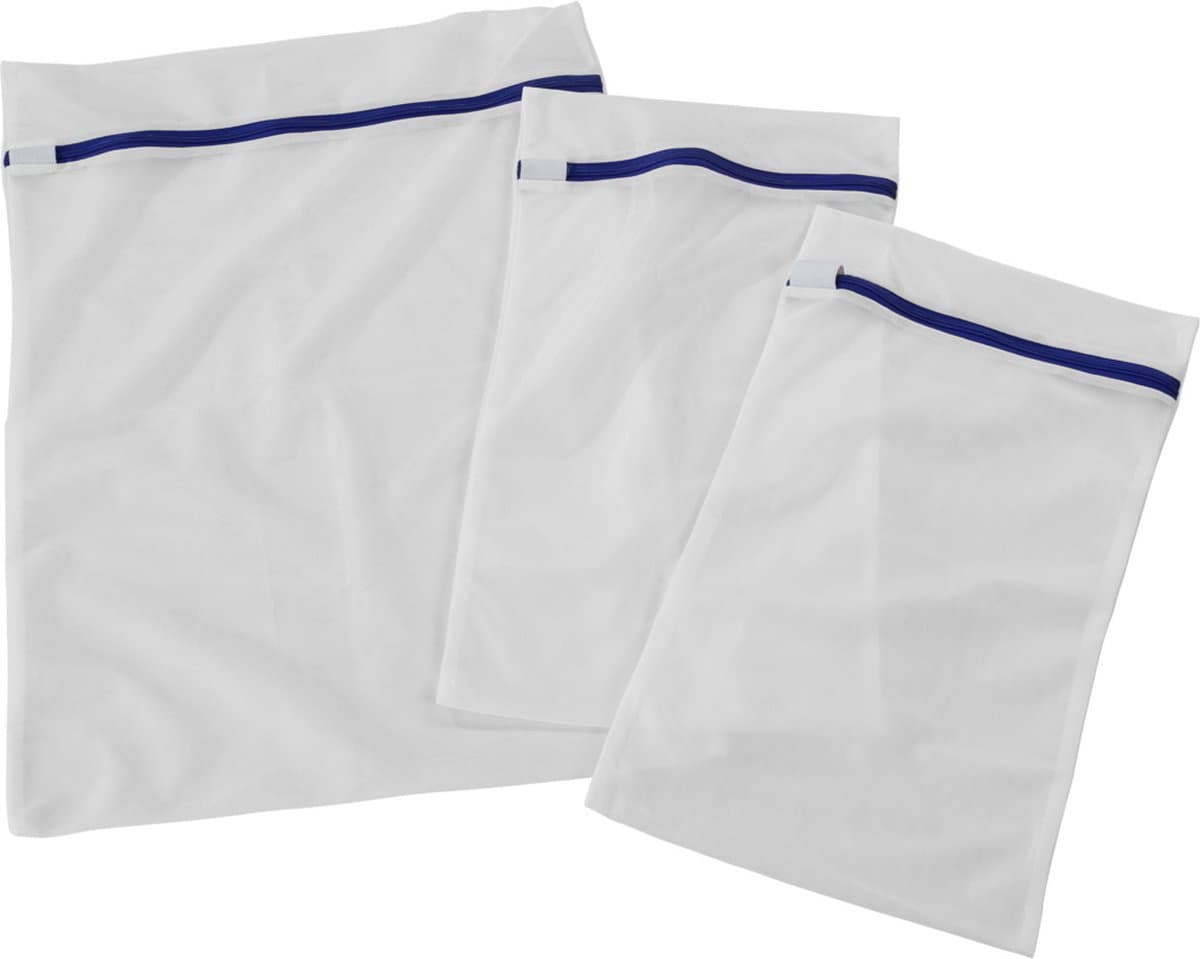 Leifheit Pegasus waszakken set van 3 - wit - blauw — afbeelding 1