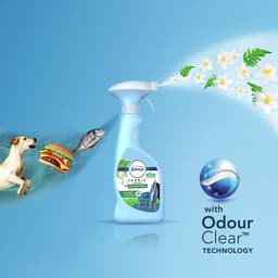 Febreze Textielverfrisser Morning Freshness - 500 ml - Anti Bacterieel Textiel Verfrisser - Textiel Spray - Desinfecterend - Elimineert 99.9% — thumbnail 2