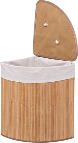 Wasmand Bamboe Hoek 48 Liter - Laundry Basket Corner — thumbnail 2