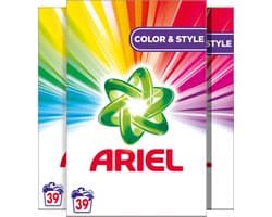 Ariel Color Waspoeder - 3 x 39 Wasbeurten - Voordeelverpakking