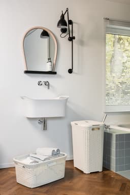 Curver Style Wasmand met Deksel - 60L - Vintage wit — thumbnail 3