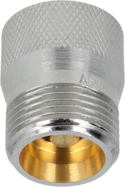 Waterslot wasmachine - 3/4" waterstop - waterstop vaatwasser - aquastop wasmachine - verchroomd messing — thumbnail 1