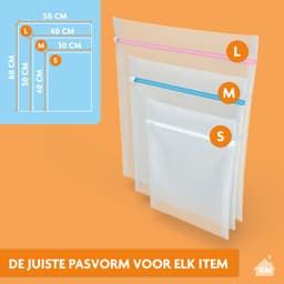 LaundrySpecialist Waszakken - Set Van 3 Waszakken Voor Wasgoed - Wasnetten - Travel Organizer — thumbnail 5
