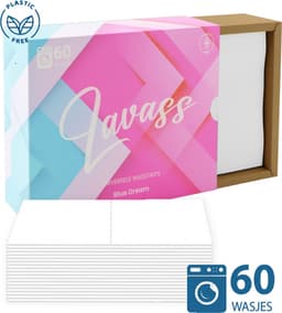 Lavass Wasstrips 60 wasbeurten Blue dream - Plasticvrij wasmiddel - Krachtige reiniging - 100% Vegan — thumbnail 1