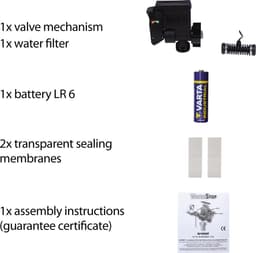 Scanpart elektronisch waterslot met sensor - Voor wasmachine en vaatwasser - Onderbreekt water bij slangbreuk en lekkage - Elektronische waterstop - Aquastop kraan - Waterblok voor aanvoerslang - Universeel — thumbnail 4