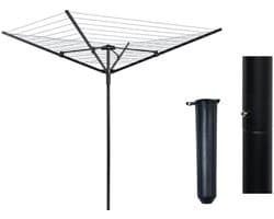 Fameilleur droogmolen- wasrek- rek om te drogen- waslijn- drooglijn- was rek- was lijn- droog molen-Buitenwaslijn-buiten waslijn- was lijn-Wasdroger-Tuin droogmolen-Drooglijn voor balkon-Compact droogrek- inklapbaar