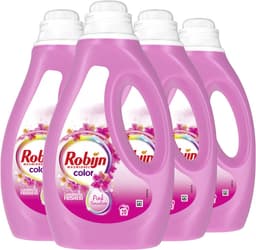 Robijn - Vloeibaar Wasmiddel - Color Pink Sensation - 4 flessen - 80 wasbeurten - Voordeelverpakking — thumbnail 2