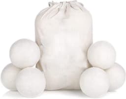 6 stuks wollen droogballen - Wasdroger ballen - Droogballen - Wasbal - Duurzaam - Wasbollen - LOUZIR — thumbnail 3