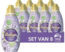 Robijn Klein & Krachtig Collections Color Spa Sensation Vloeibaar Wasmiddel - 8 x 19 wasbeurten - Voordeelverpakking