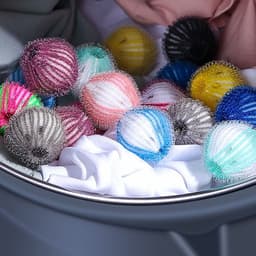 Narimano® Pet Hair Remover voor Wasserij - Lint Remover Wasballen - Herbruikbare Droger Wasballen voor Pet Hair Catcher - Wasmachine Lint Catcher - Pak van 6 — thumbnail 1