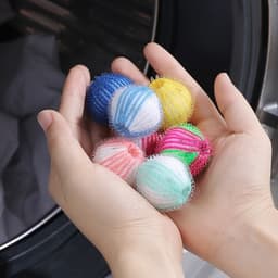 Narimano® -Lint Remover Wasballen - Herbruikbare Droger Wasballen voor Pet Hair Catcher - Wasmachine Lint Catcher - Pak van 6 — thumbnail 1