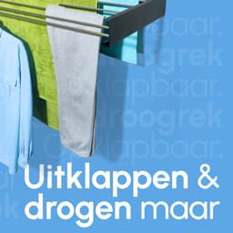 Bodo® Inklapbaar Droogrek - Breed 80 cm - 4m Drooglengte - Mat Zwart — thumbnail 3