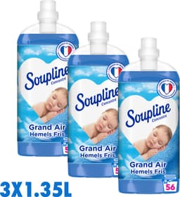 Soupline Hemels Fris Geconcentreerde Wasverzachter - 3 x 1.35L - 56 Wasbeurten Per Verpakking - Voor Langdurige Frisheid - Voordeelverpakking — thumbnail 1