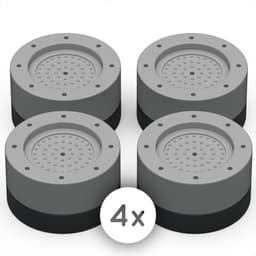 Amenzo® Trillingsdempers Wasmachine - 4 Stuks - Wasmachine Verhoger - Extra Dik - Wasmachine Dempers - Stapelbaar - Droger - Vaatwasser — thumbnail 1