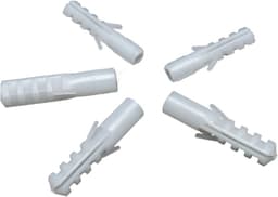 Muuranker Expansiebuis - Pluggen Schroeven - Stevig Bevestigen - Vergroot Draagvermogen - M6 40 Stuks - Wit — thumbnail 3
