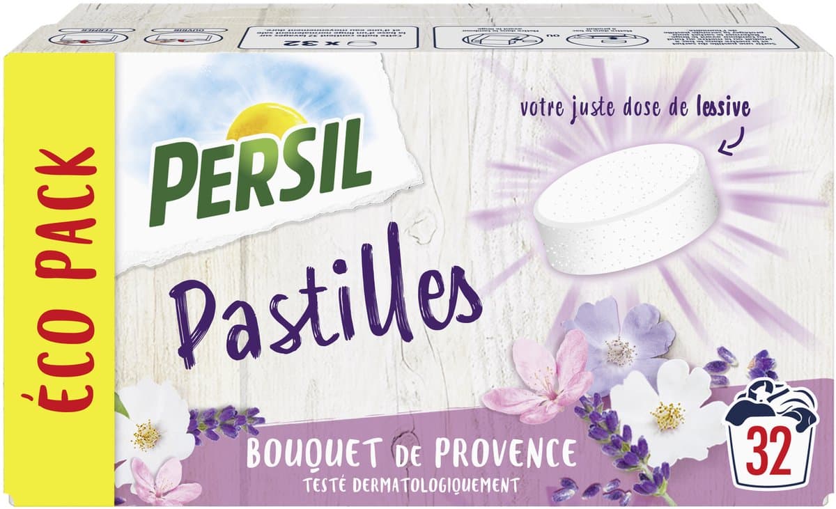 Persil Wastabletten voor de gevoelige huid, 32 wasbeurten, hypoallergeen, geur van katoenbloemen, dermatologisch getest. — afbeelding 1