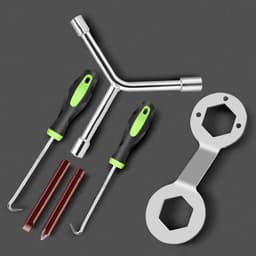 Veerexpansiegereedschap - Wasmachine Tool - Onderhoud Wasmachine - Roestvrij Metaal - 4 Delig - Zilverkleurig — thumbnail 3