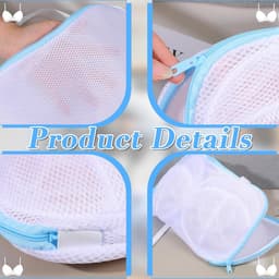 Bh Waszakken - 4 Stuks - Wasnetten met rits - Wasnetjes - Waszak groot - Washing Bag - Bh Wasnetje Voor Wasgoed - Anti-Vervorming - Waszakken - Wasnetje bh lingerie - Lingerie Waszakje - Wasnetten - Geschikt Voor A-C-cup — thumbnail 4