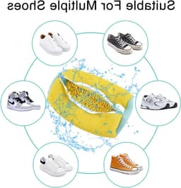 Set van 2 Schoenwaszakken voor Sneakers, Bescherming tegen Vervorming, Ideaal voor Schoenonderhoud en Reiniging — thumbnail 2