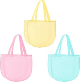 Schelpenzakken Set - Net Tas - Strand Verzamelen - Opvouwbaar Draagbaar - 32x23x8cm - Kleurrijk — thumbnail 1